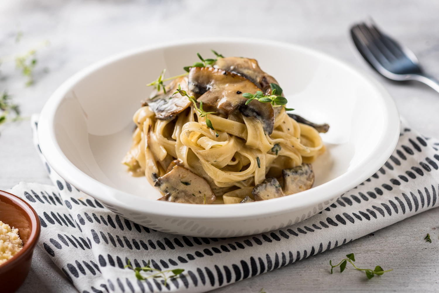 Koorene pasta portobello seente ja parmesaniga: Hero Image - Pos 1
