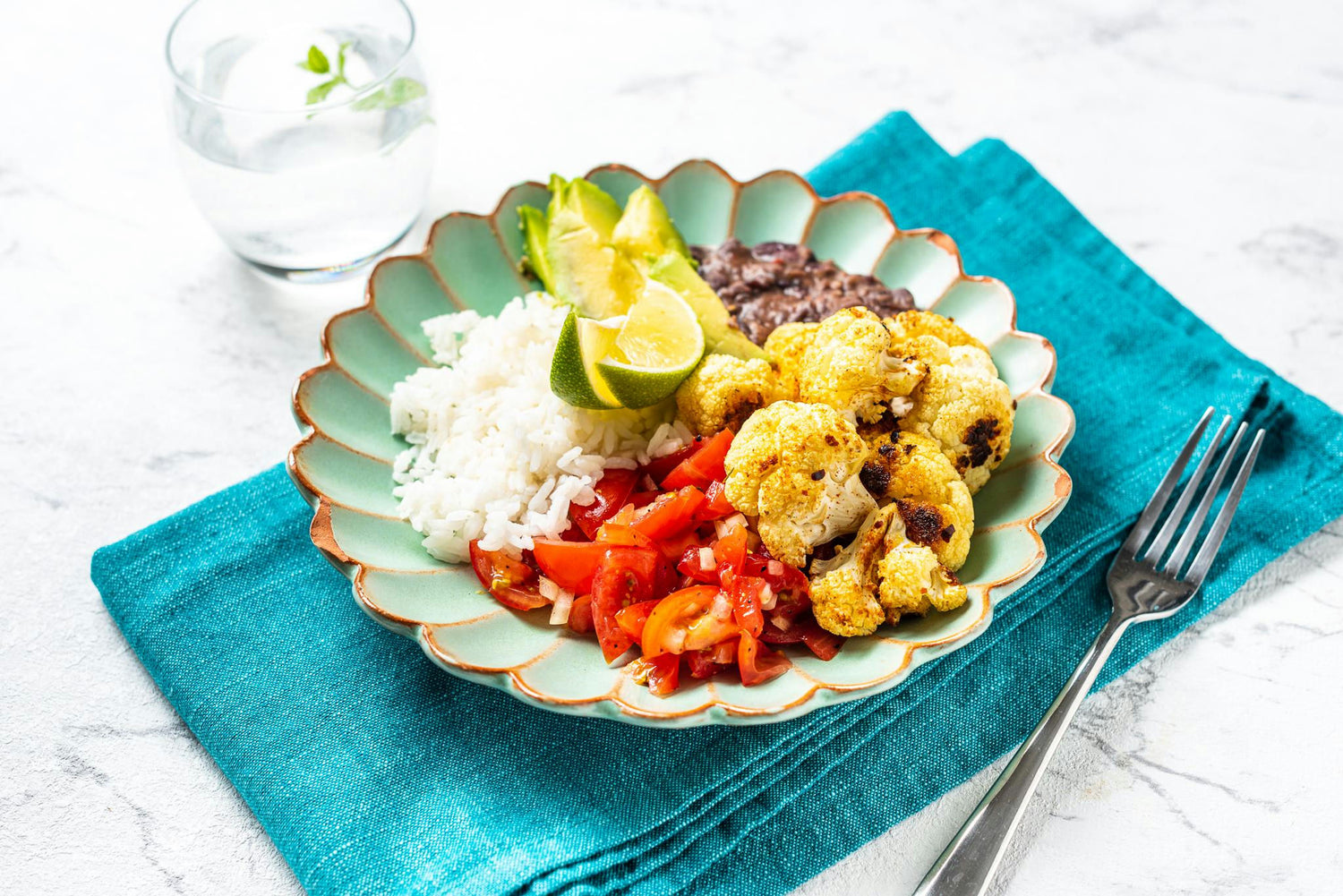 Vegan burrito kauss röstitud lillkapsaga: Hero Image - Pos 1