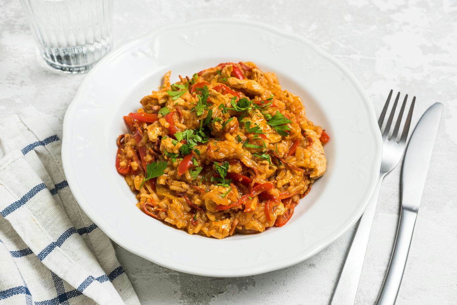 Vürtsikas kana-chorizo jambalaya: Hero Image - Pos 1