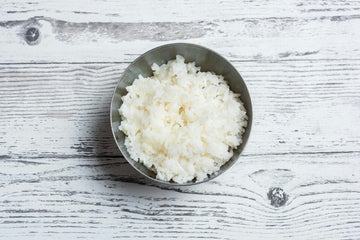 Heat the oven to **180 degrees**. Boil the **rice **in **salted water** for **10-15 minutes**. Set aside.
