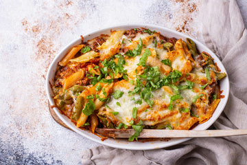 Ground Beef Bolognese Ricotta Pasta Bake Ground Beef Penne Pasta